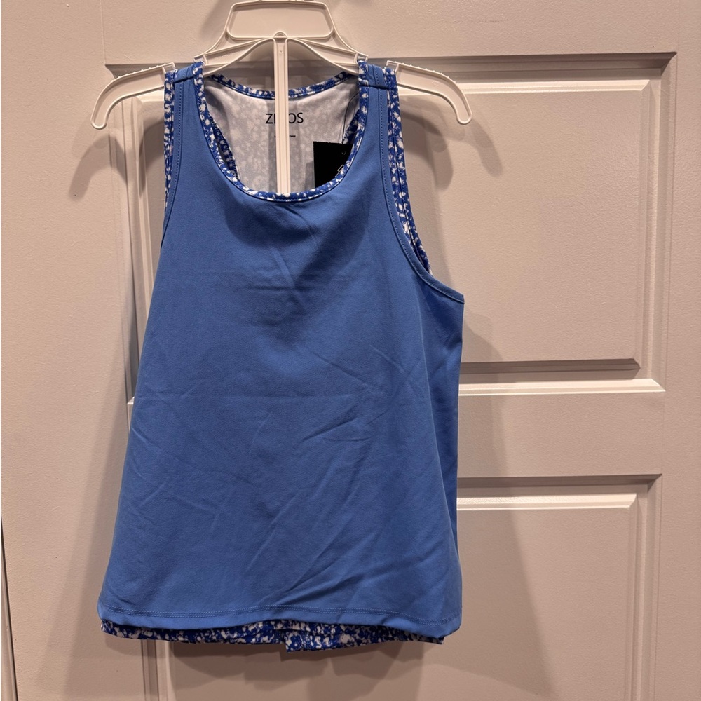 Zelos Girl's size 6 tank top with biker shorts set